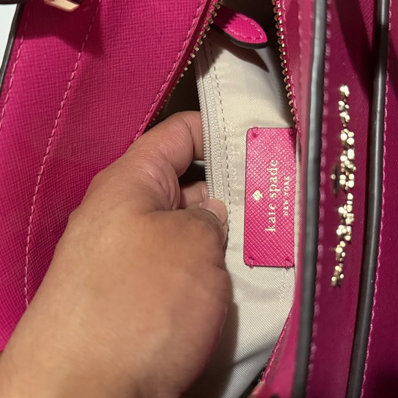 Kate Spade Fuchsia Satchel (Mint condition) - Picture 3 of 5